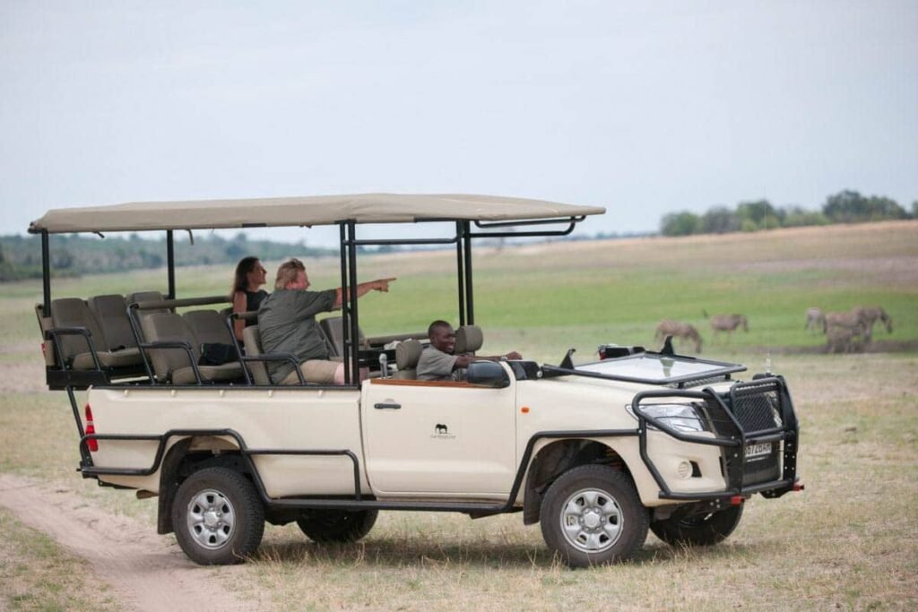 Mikumi open safari cars from hotels